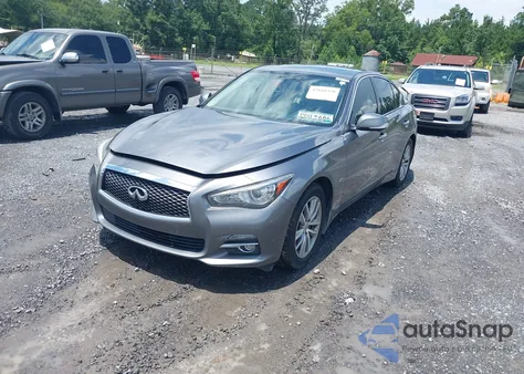 2016 Infiniti Q50 2.0T Premium из США, поврежденный, VIN JN1CV7AP5GM200624
